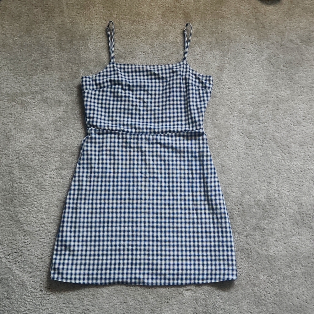 Plaid bodycon dress size medium